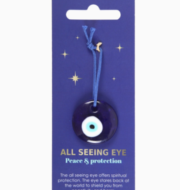 All Seeing Evil Eye Glass Protection Charms