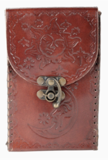Sun Moon Tarot Card Leather Holder