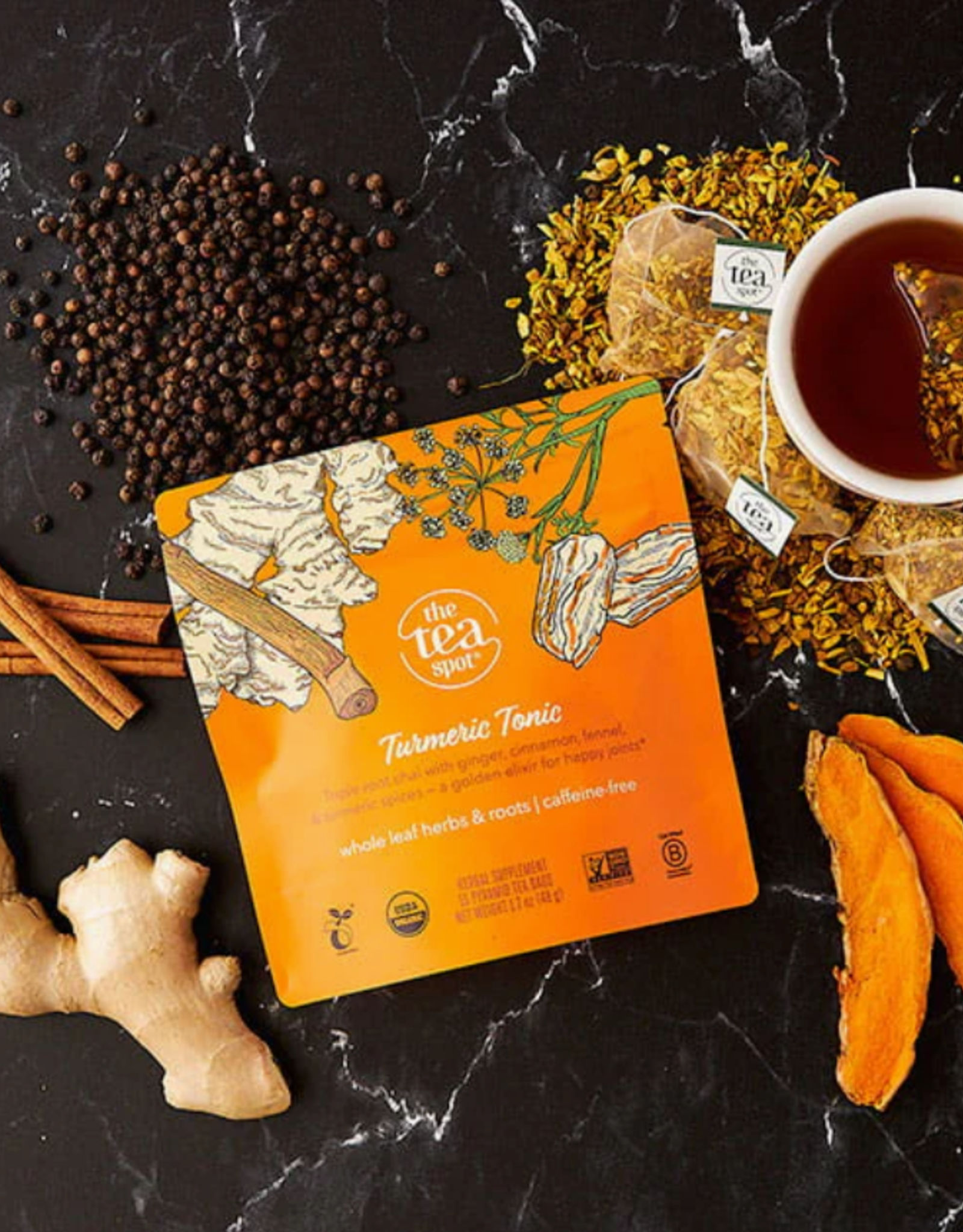 Turmeric Tonic, Organic Herbal Tea