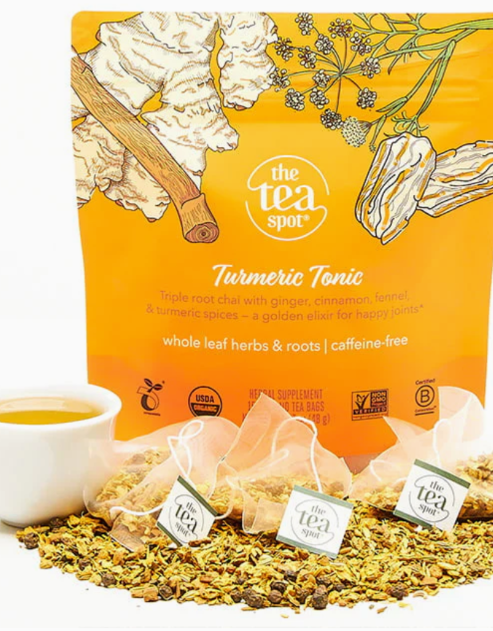 Turmeric Tonic, Organic Herbal Tea