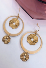 *Here Comes the Sun Earrings ~ Brass