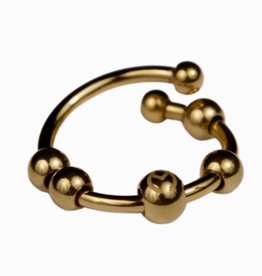 Moksha Adjustable Stainless Steel Fidget Ring | Anxiety Ring |