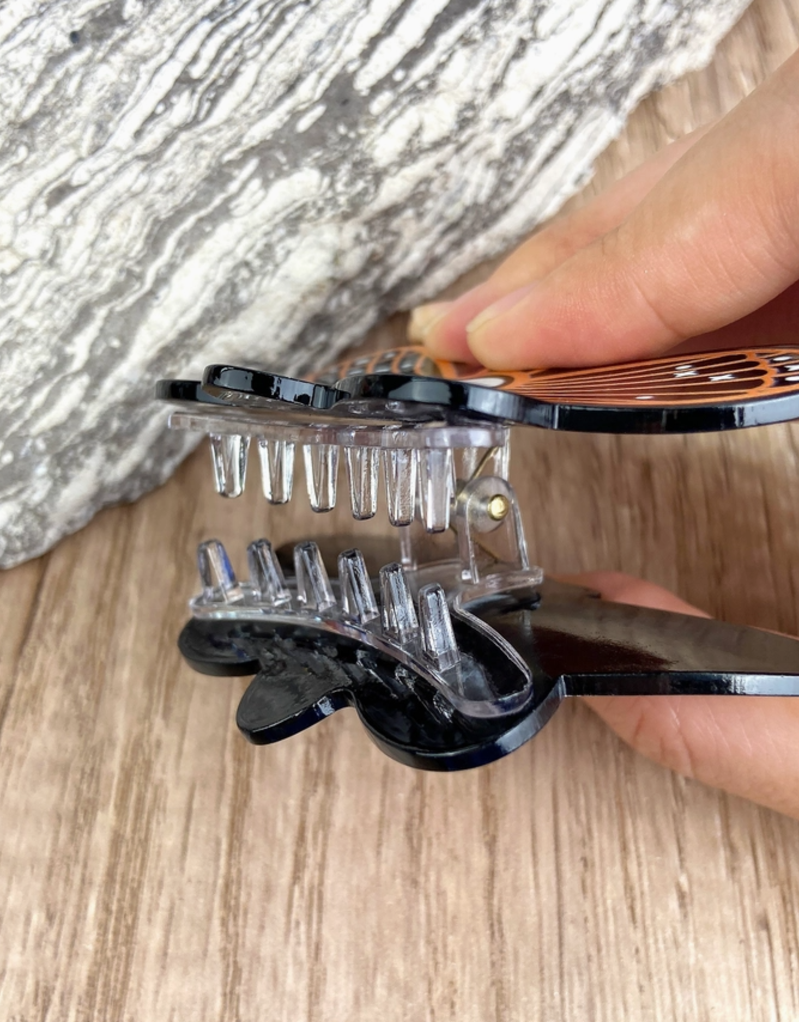 Butterfly Skull Hair Clip Halloween
