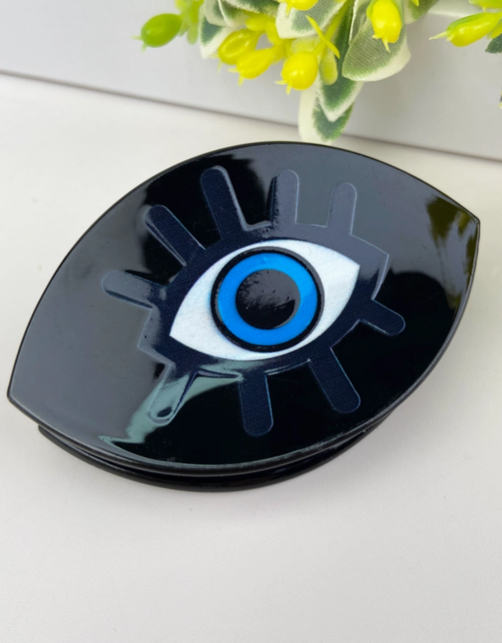 Dark Demon Eye Hair Claw Clip | A