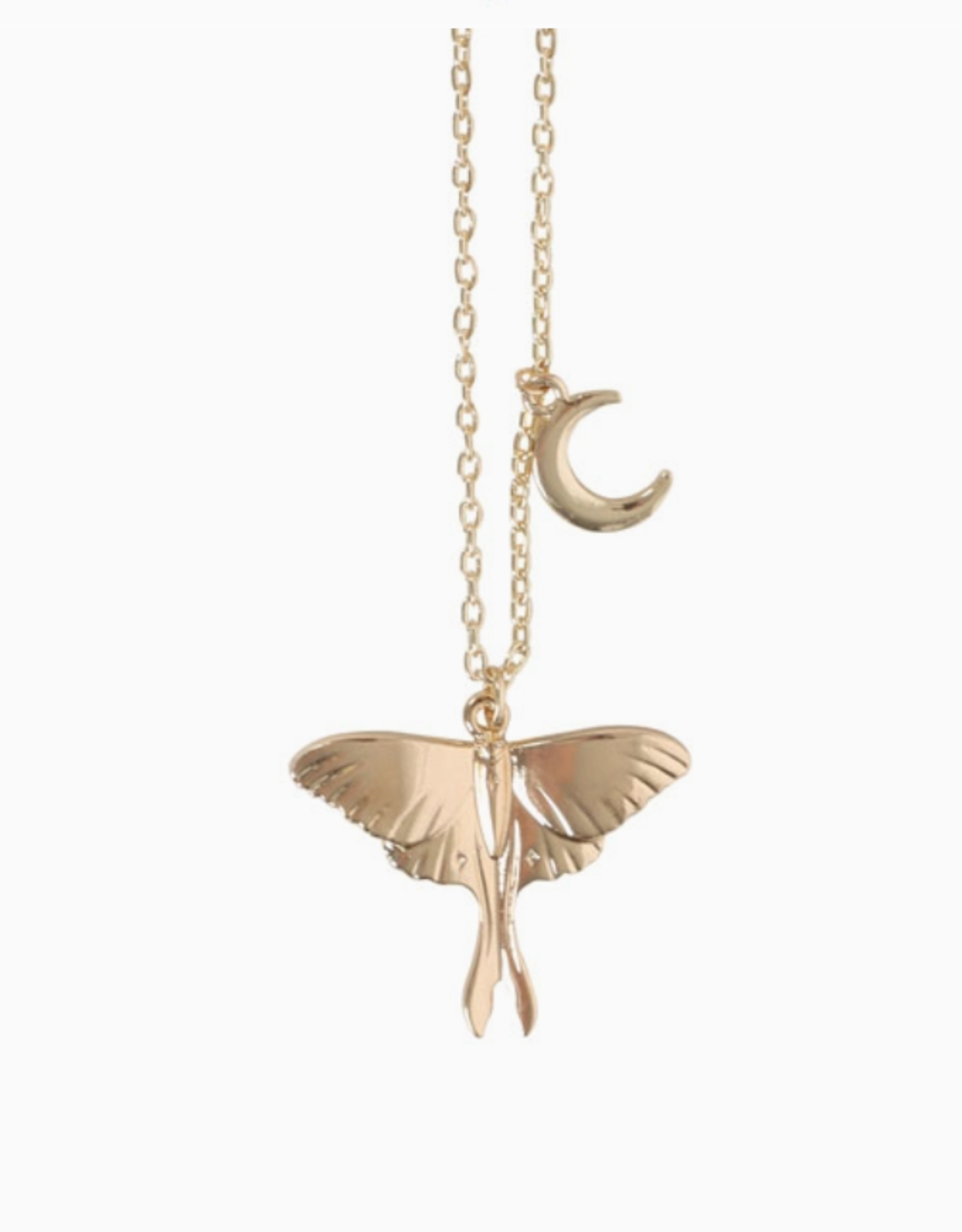 *Luna Moth Necklace On Greeting Card