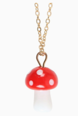 *Toadstool Charm Necklace Greeting Card