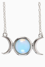 *Opalite Triple Moon Necklace on Greeting Card