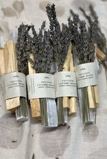 Palo Santo Lavender Selenite Palo Santo Lavender Selenite