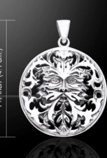 *Woodland Spirit - Sterling Silver Mythic Green Man Pendant