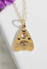 18 Inch Ouija Planchette Charm Necklace | Gold Filled/Bronze