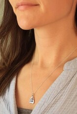 18 Inch Ouija Planchette Charm Necklace | Sterling Silver