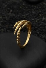 Adjustable Bird Claw Ring | Bronze