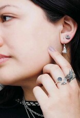 Adjustable Moon and Bat Ring |