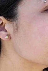 Bronze 3D Ghost Post Earrings 9x7mm | Bronze Bronze 3D Ghost Post Earrings 9x7mm | Bronze