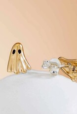 Bronze 3D Ghost Post Earrings 9x7mm | Bronze Bronze 3D Ghost Post Earrings 9x7mm | Bronze