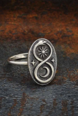 Infinity Snake Ring | Bronze |