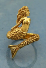 Mermaid Ring - Adjustable Ring | Bronze
