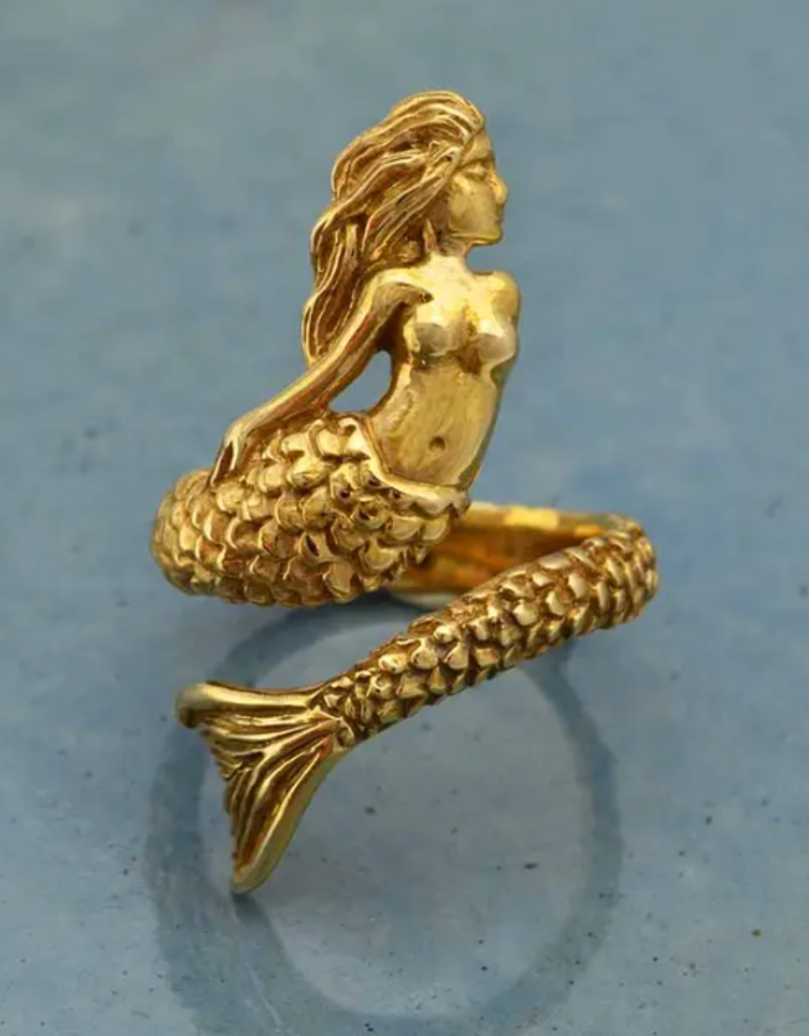 Mermaid Ring - Adjustable Ring | Bronze