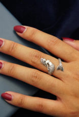 Mermaid Ring - Adjustable Ring | Sterling Silver