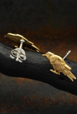 Raven Post Earrings 7x15mm | Bronze