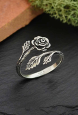 Rose Adjustable Ring | Sterling Silver Rose Adjustable Ring | Sterling Silver