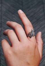 Sterling Silver Raven Ring |