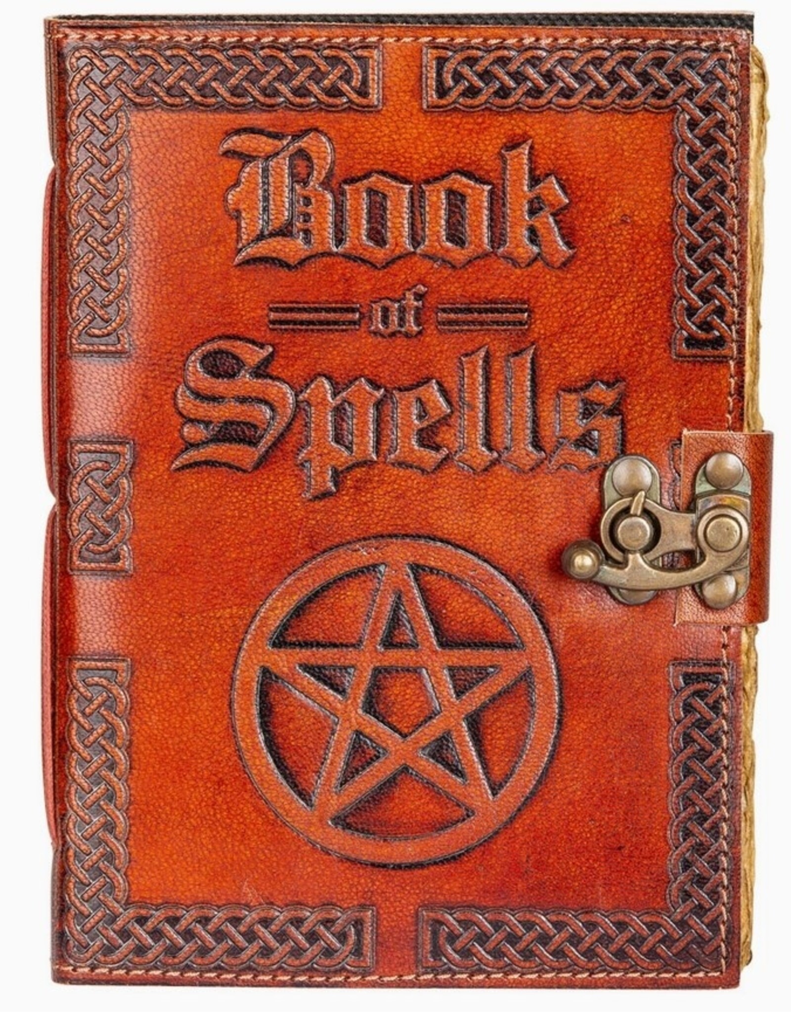 Book of Spells Leather Journal