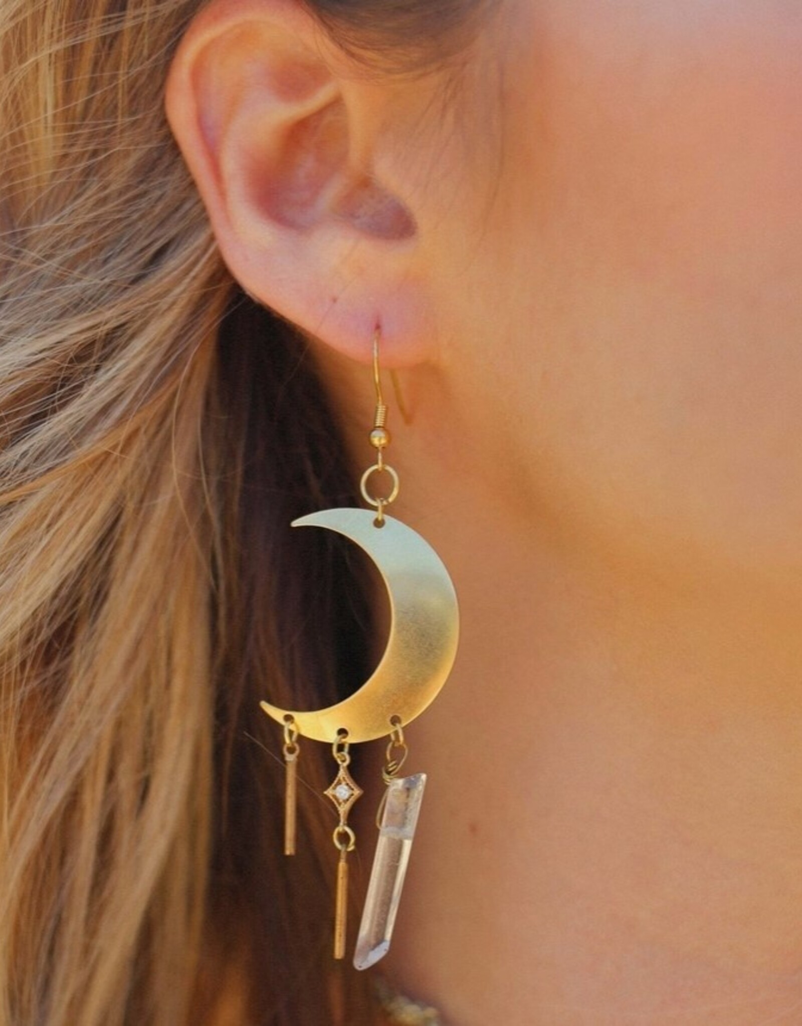 *But Darling What If You Fly Earrings - Gold