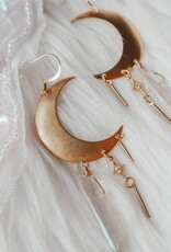 *But Darling What If You Fly Earrings - Gold