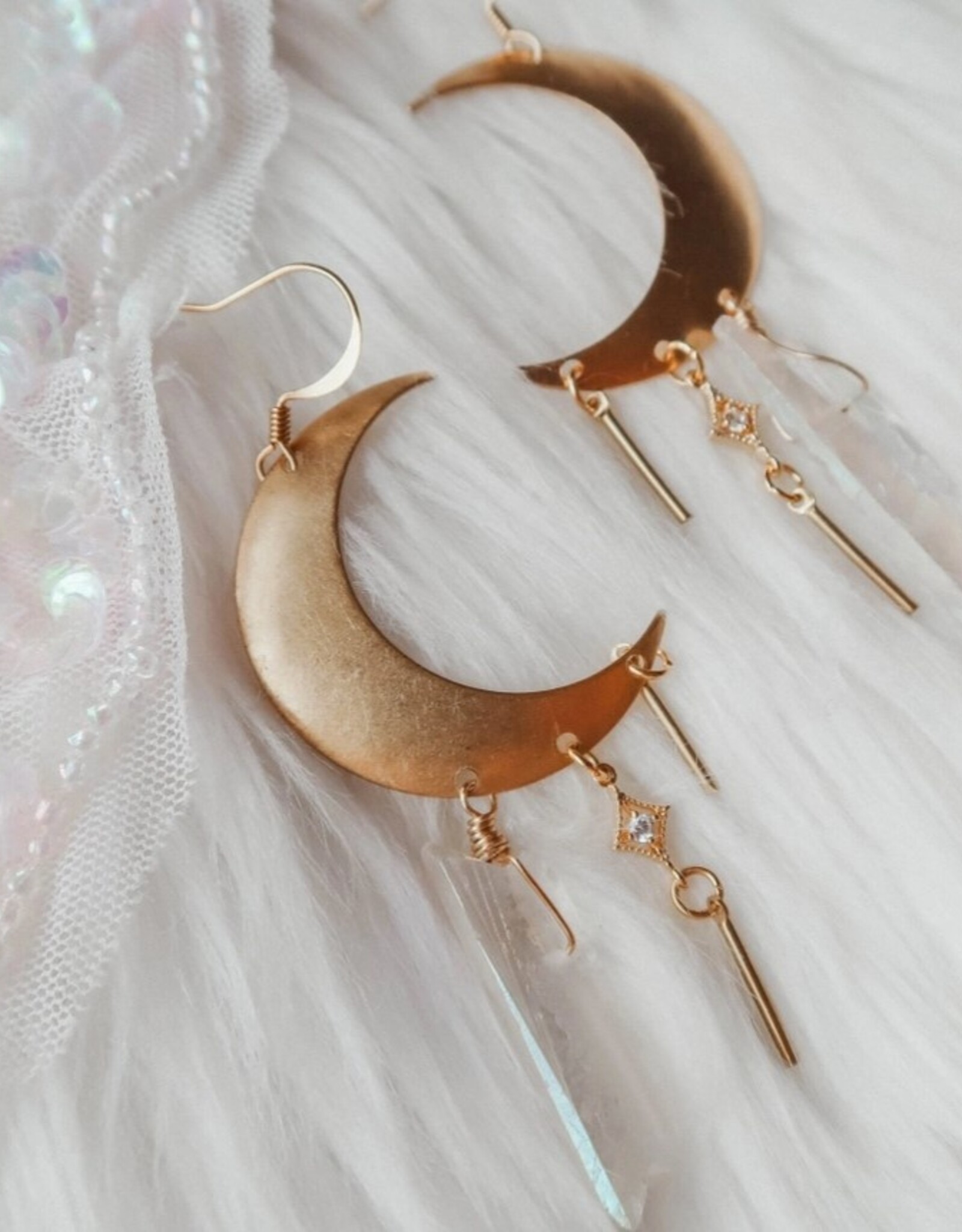 *But Darling What If You Fly Earrings - Gold