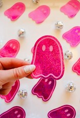 Pink Party Ghost Sticker Pink Party Ghost Sticker