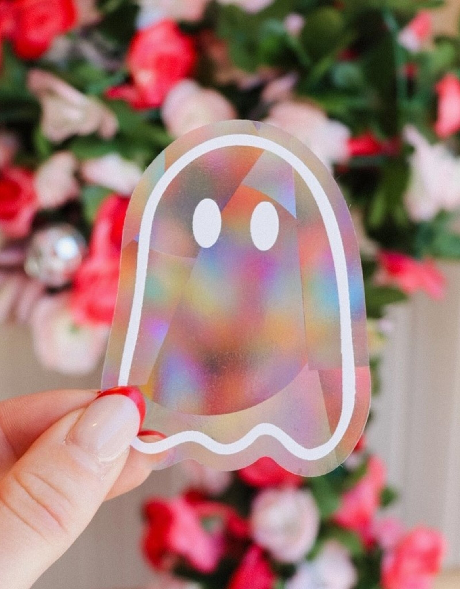Ghost Mini Suncatcher Sticker Halloween