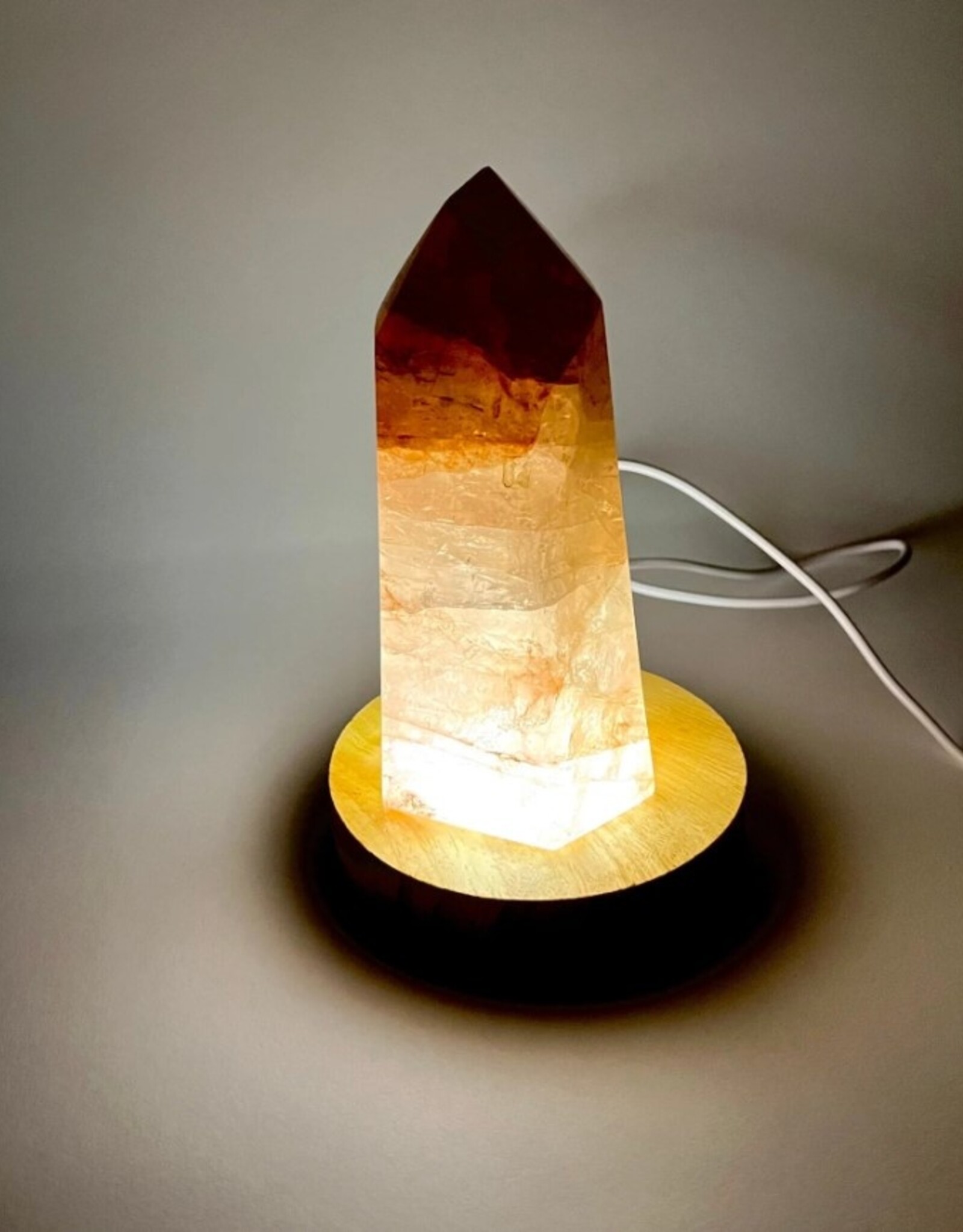 LED Wood Base Stands 4"
