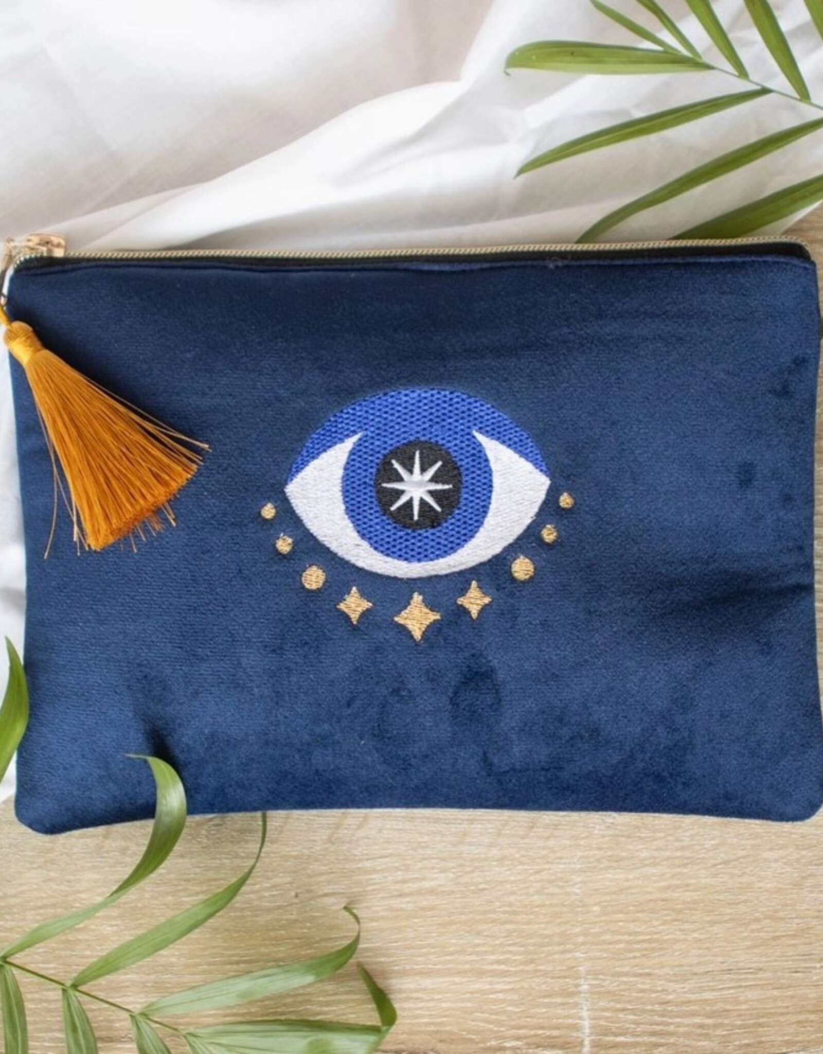 *All Seeing Eye Velvet Make Up Bag