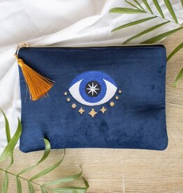 *All Seeing Eye Velvet Make Up Bag