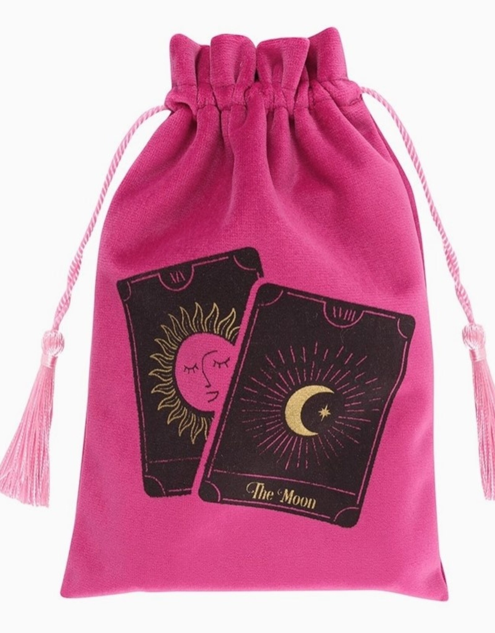 *Pink Tarot Cards Drawstring Pouch