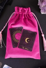 *Pink Tarot Cards Drawstring Pouch