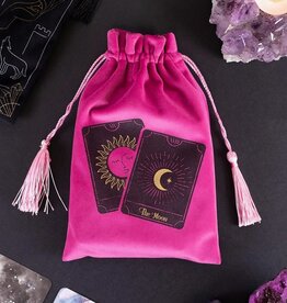 *Pink Tarot Cards Drawstring Pouch