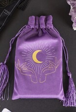 *Purple Tarot Hands Drawstring Pouch