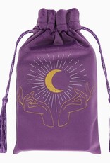 *Purple Tarot Hands Drawstring Pouch