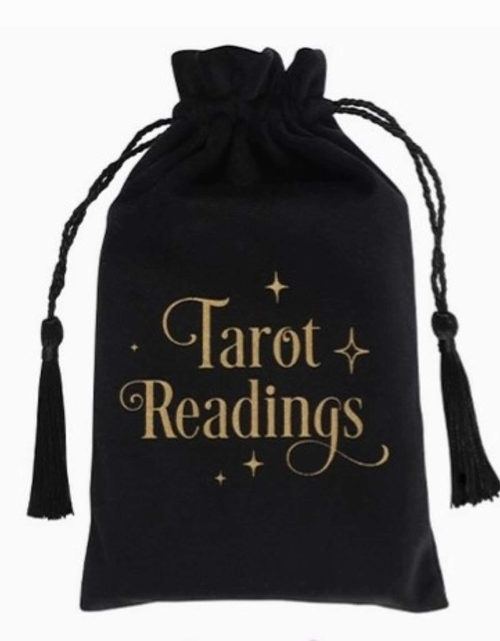 *Black Tarot Reading Drawstring Pouch