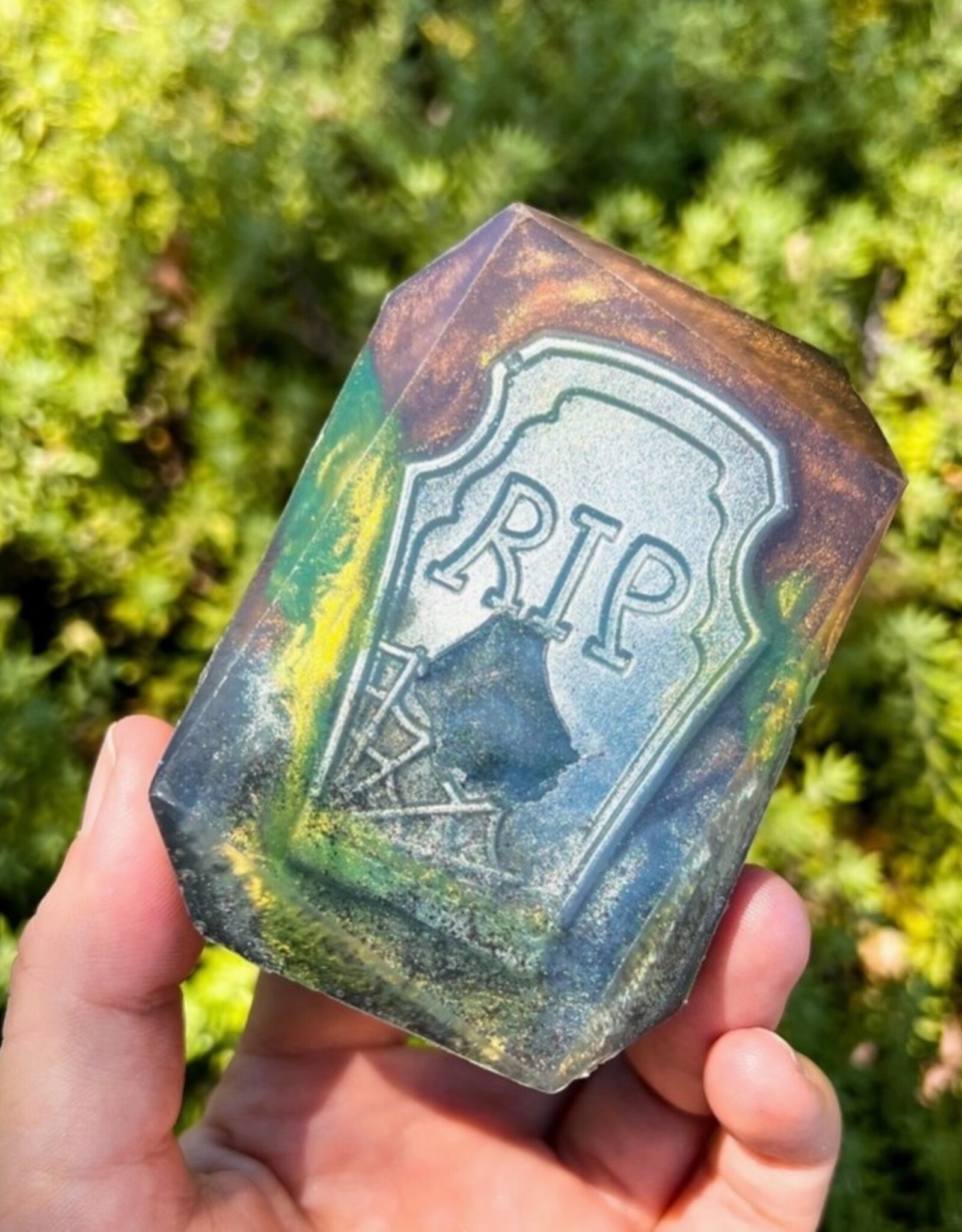 Crystal Infused Bar Soap *Graveyard Gathering  7 oz