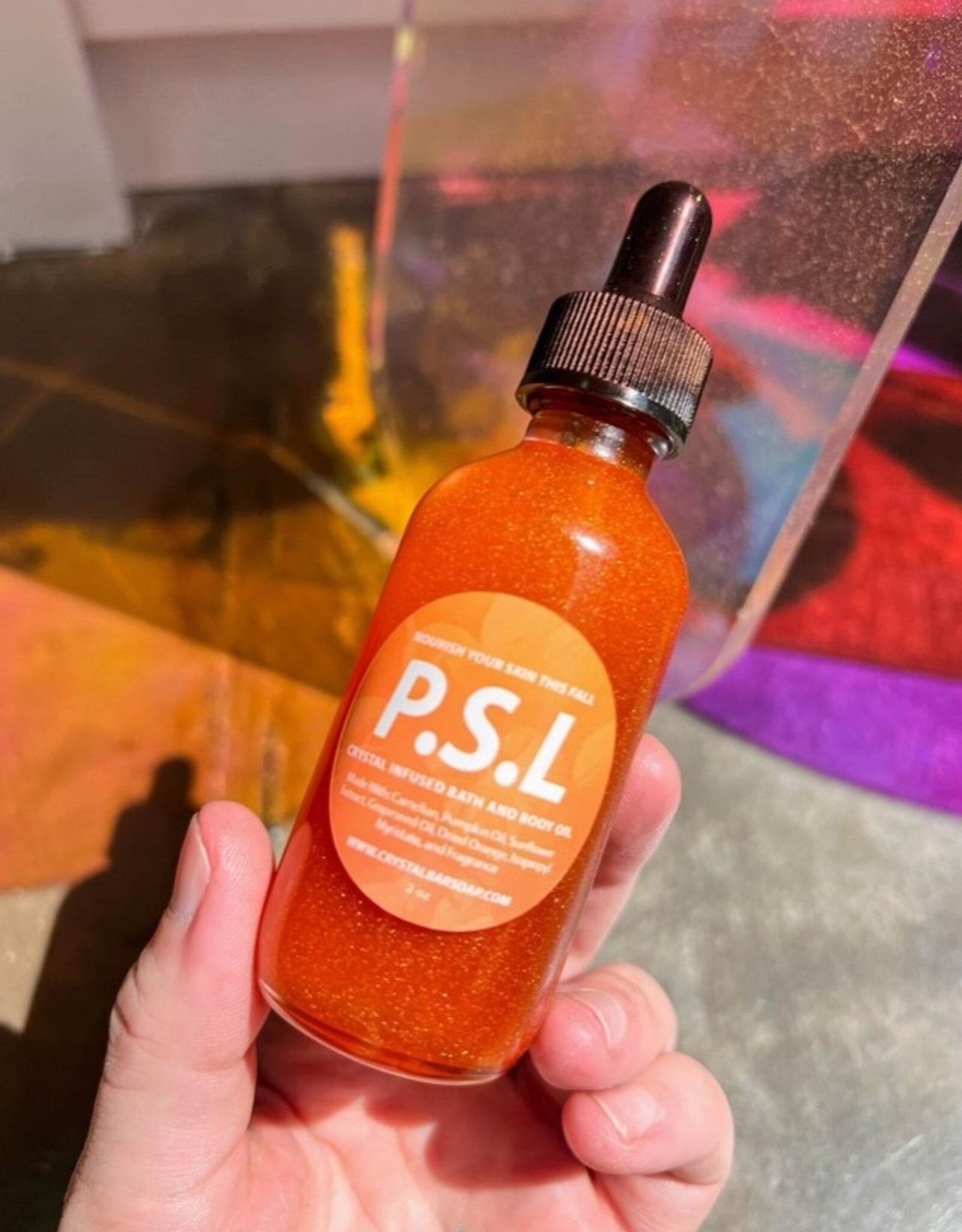 *P.S.L - Pumpkin Infused Crystal Infused Body Oil