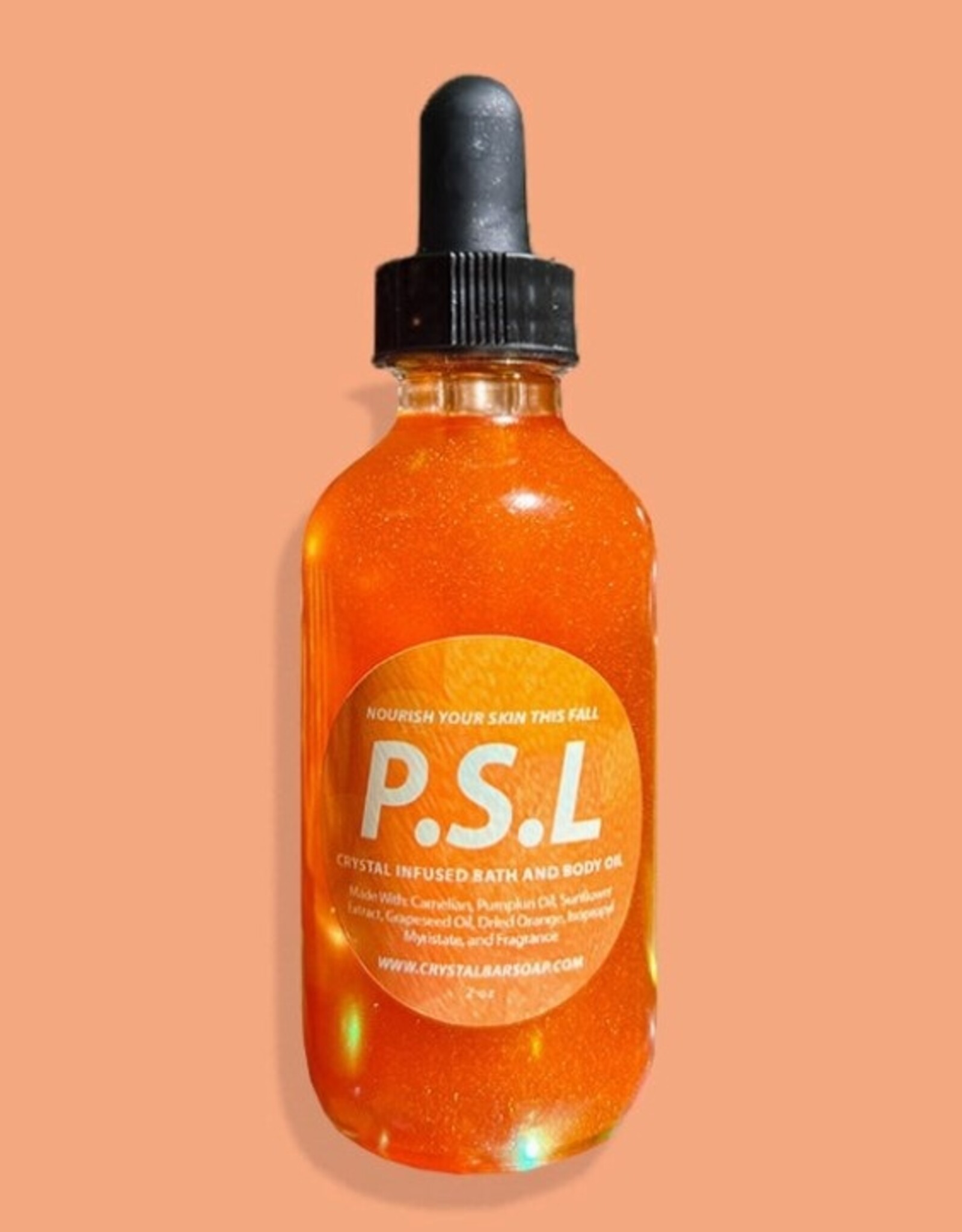 *P.S.L - Pumpkin Infused Crystal Infused Body Oil