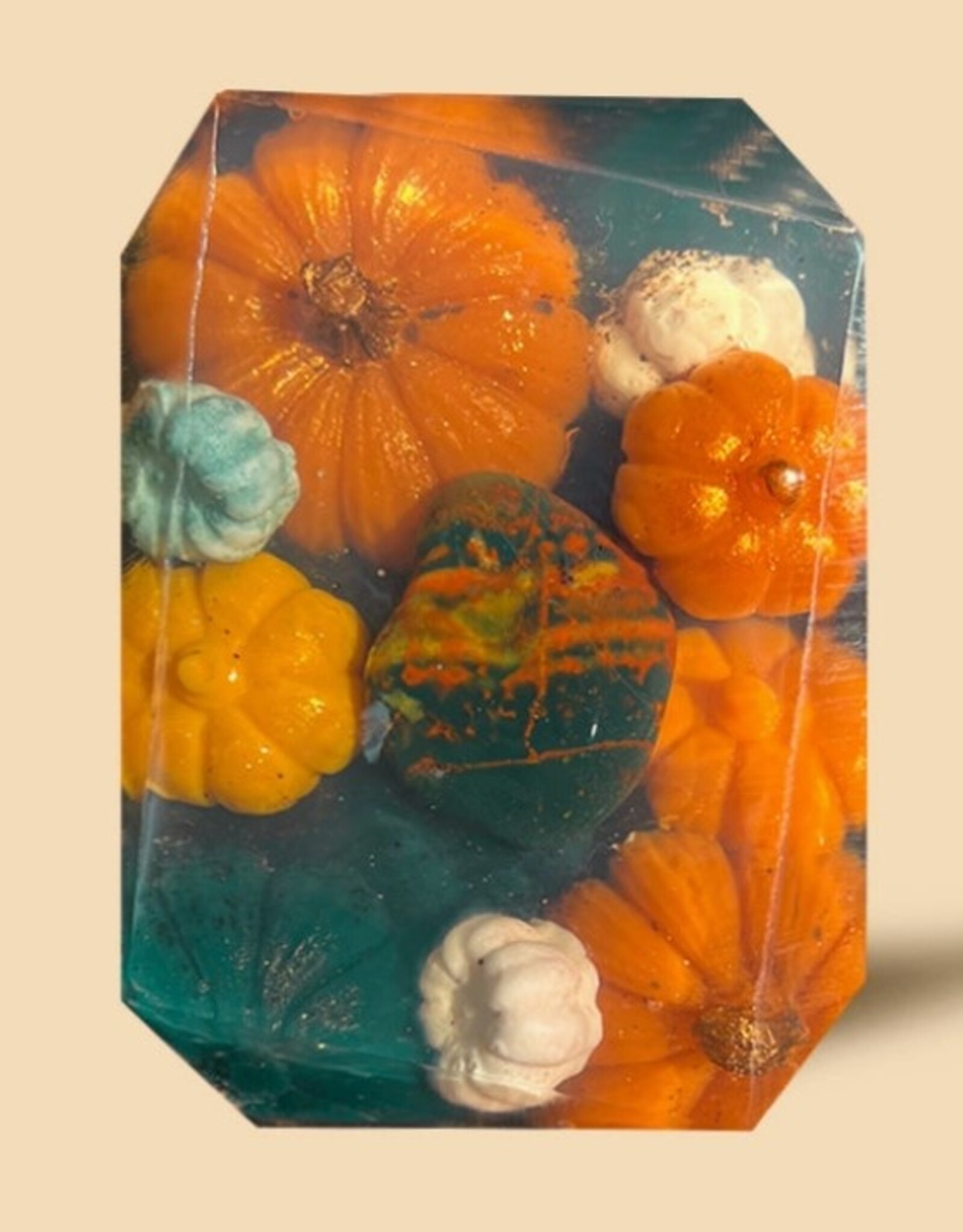 Crystal Infused Soap *Pumpkin Patch Pumpkin/Fall/Autumn Inspired 7 oz