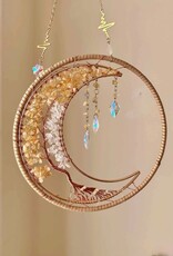 Tree of Wealth Citrine Suncatcher - Abundance Gemstones