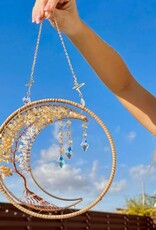 Tree of Wealth Citrine Suncatcher - Abundance Gemstones