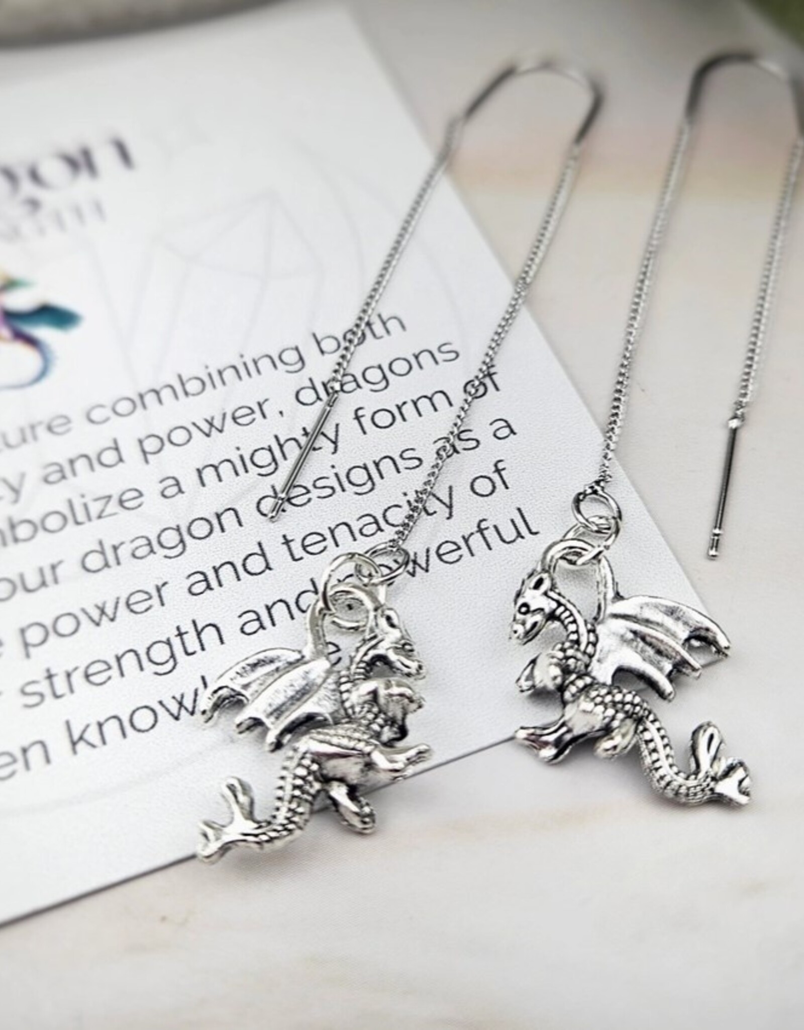 *Dragon Threader Earrings - Thread Earrings
