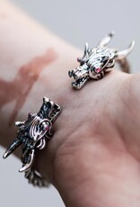 Viking Bracelet - Dragon Bracelet - Norse Bracelet | Garnet Viking Bracelet - Dragon Bracelet - Norse Bracelet | Garnet