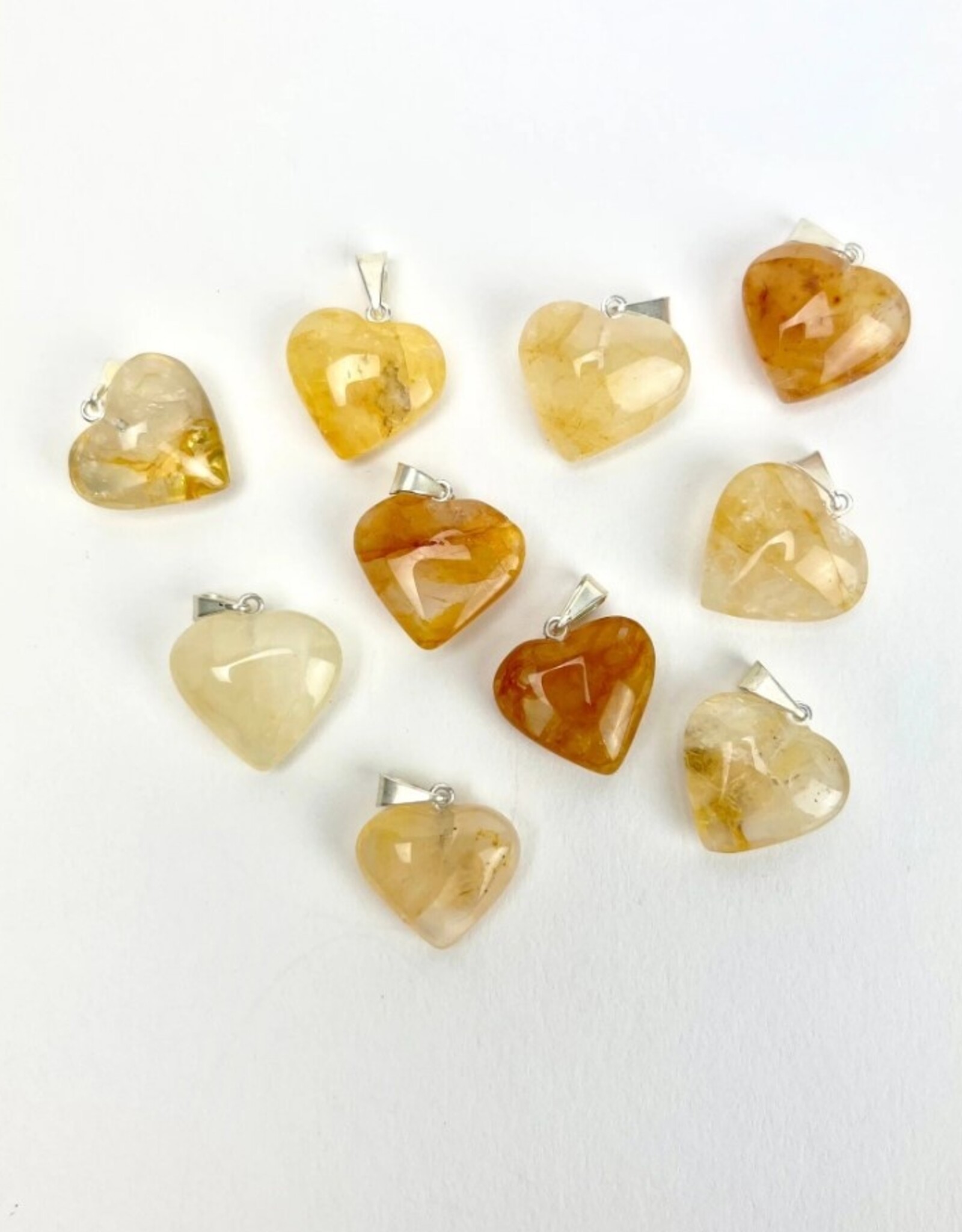 Mini Heart Pendant - Golden Healer